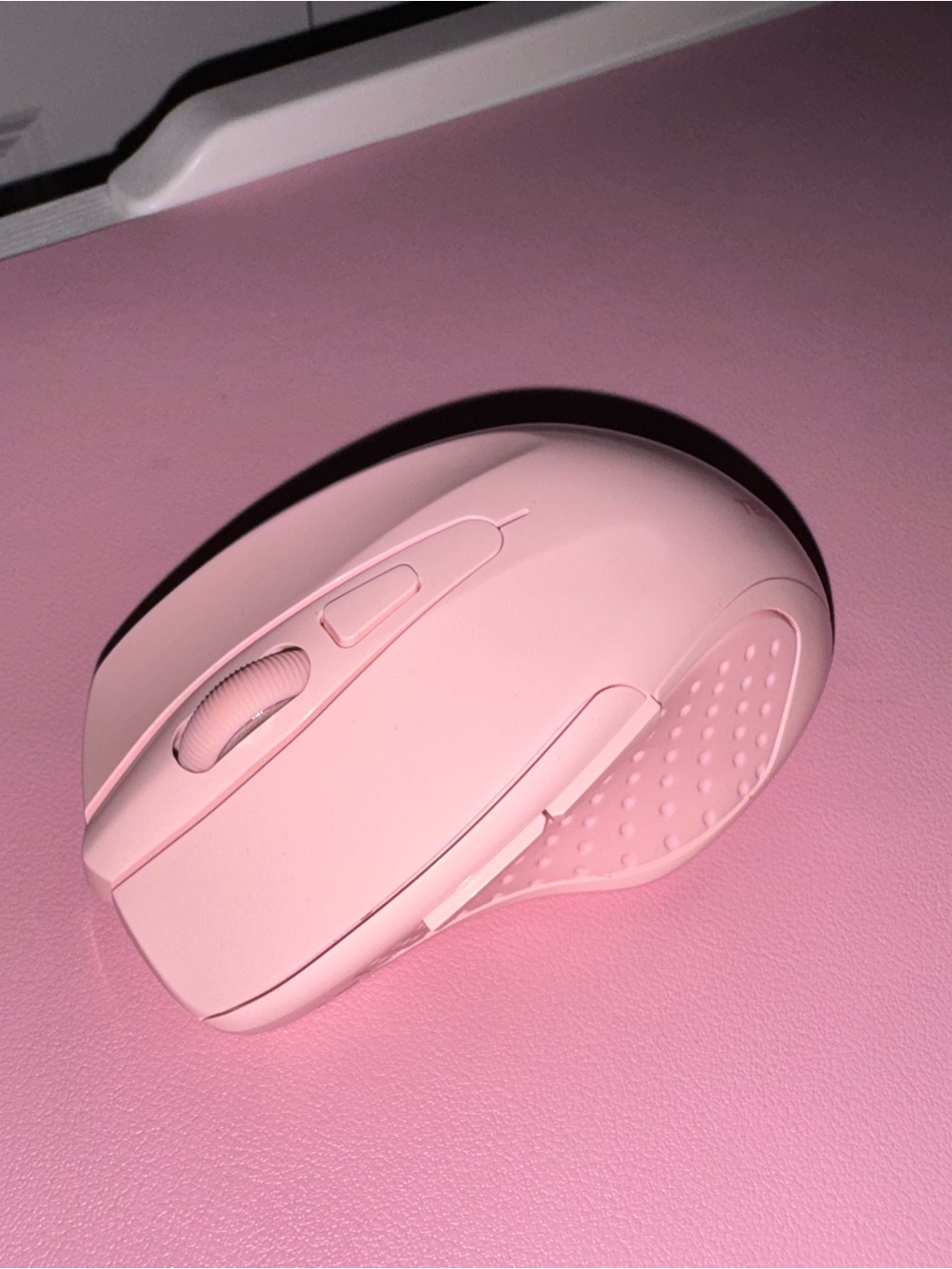 Pink Wireless USB laptop Mouse